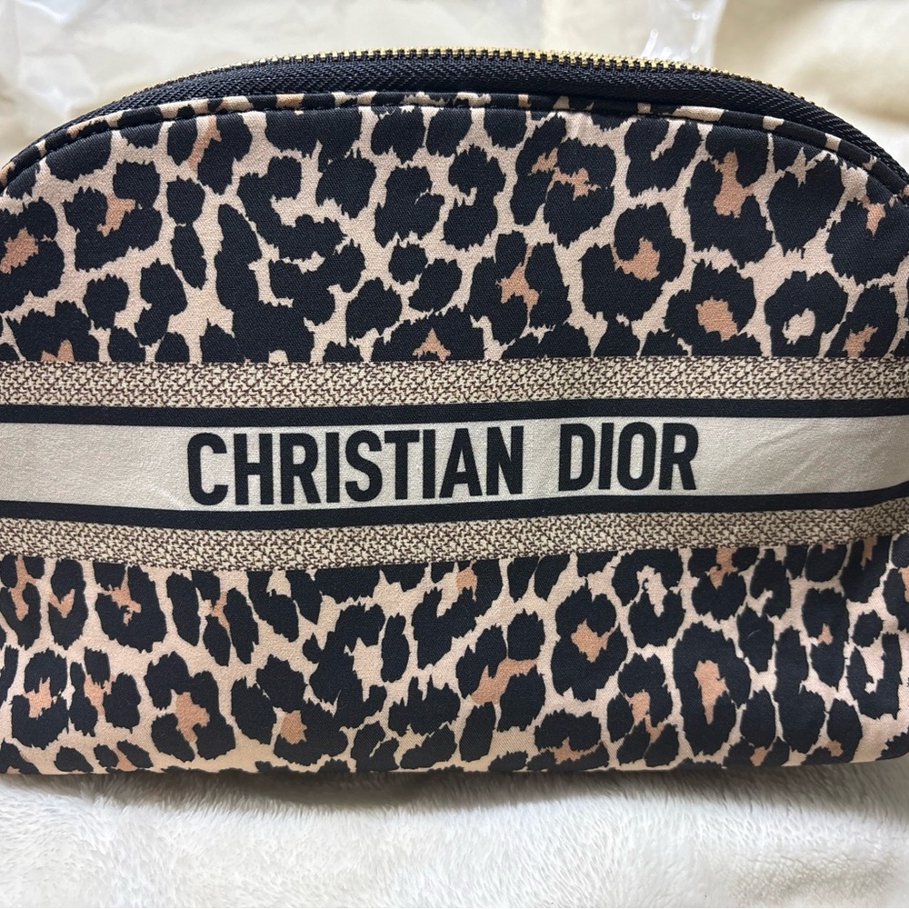 GWP (Gift with purchase) Christian Dior Leopard Print Bag W/crossbody strap